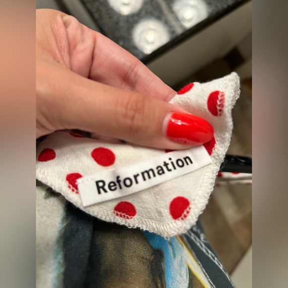 Reformation Kat Midi Dress Size 12 - Picture 7 of 12